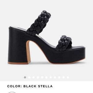 Dolce Vita Wiley platform sandal in Black Stella Size 6.5